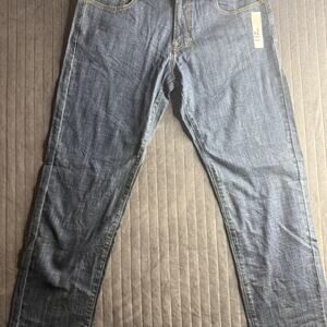 Classic straight leg jeans in indigo